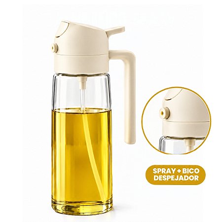 Borrifador Spray Azeite Puverizador Óleo Vinagre Galheteiro Cozinha 470 ml