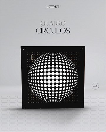 Quadro Círculos B&W