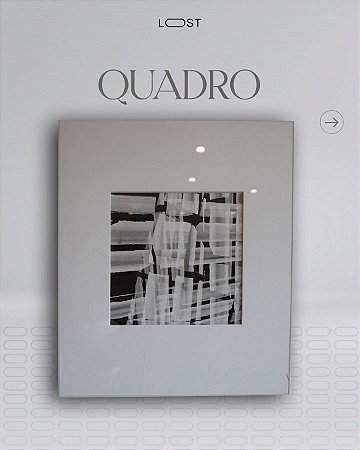 Quadro Geraldo de Barros (30X50 (Fotografia) E 50X60(Moldura)