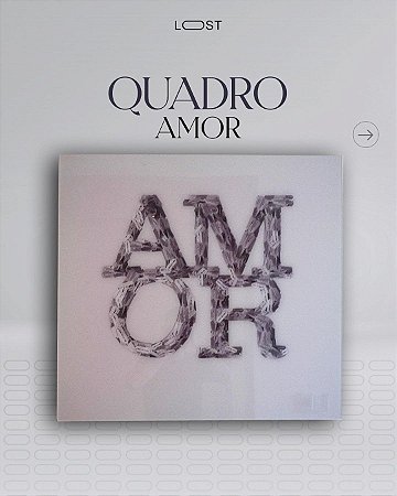 Quadro Amor (Técnica: Metacrilato 77x72 )
