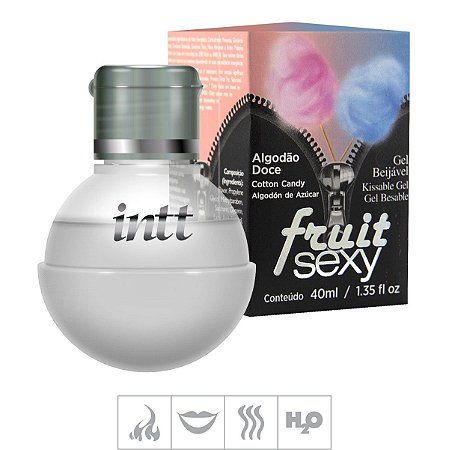 Gel Comestível Fruit Sexy 40ml - Sabor  Algodão Doce