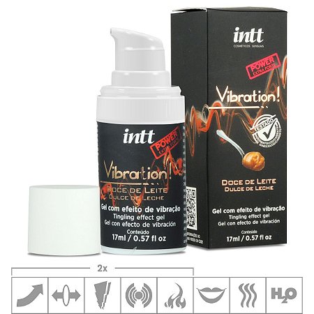 Gel Excitante Vibration Funcional 17g Sabor Doce de Leite