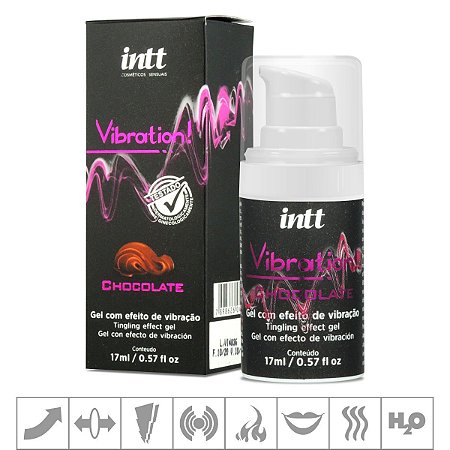 Gel Excitante Vibration Funcional 17g Sabor Chocolate