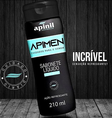 Sabonete Liquido Masculino 200ml - Ação Refrescante