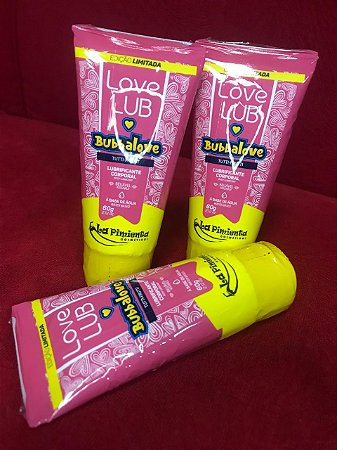 Love Lub Bubbalove Lubrificante Corporal Beijável 60g- Sabor Tutti Frutti- La Pimienta