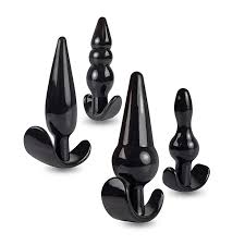 Kit Plug Anal Silicone 4 Unidades - Sexy Import