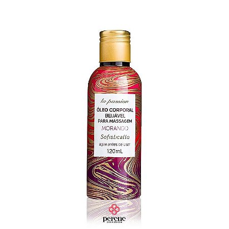 Óleo Beijável Massagem La Passion - Morango