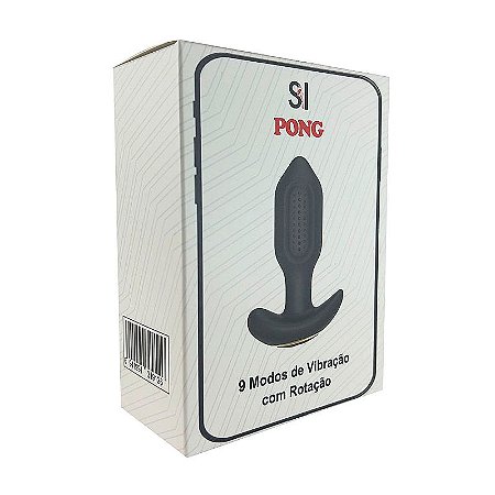 Plug Anal com Vibro e Rotação - Via APP À Longa Distância - Pong