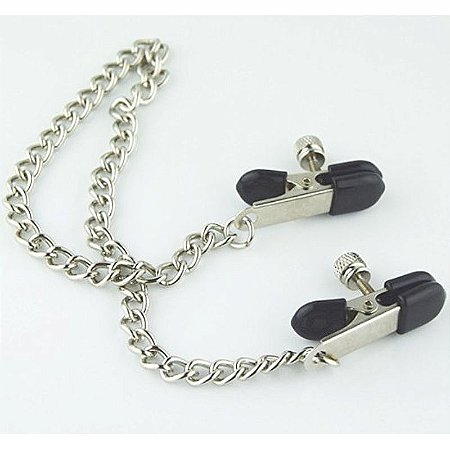 Grampos para seios com corrente