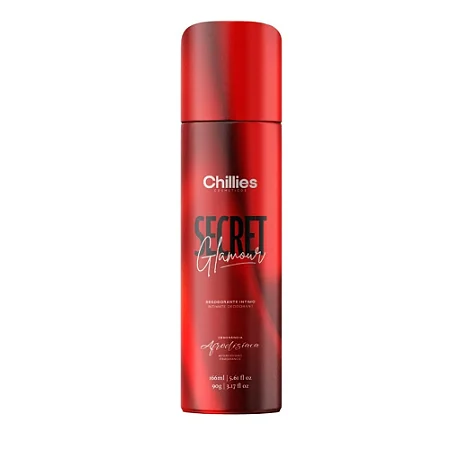 Desodorante Íntimo Secret Glamour com Fragrância Afrodisíaca 166ml