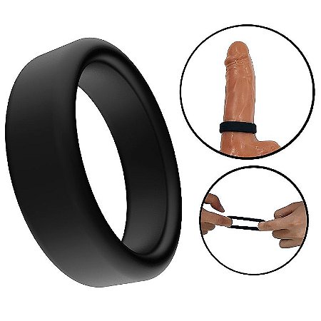 Anel Peniano - Preto