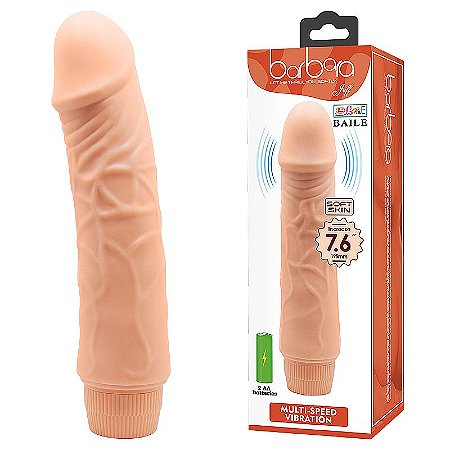 Prótese com Vibrador 19,5 X 4,0 Cm