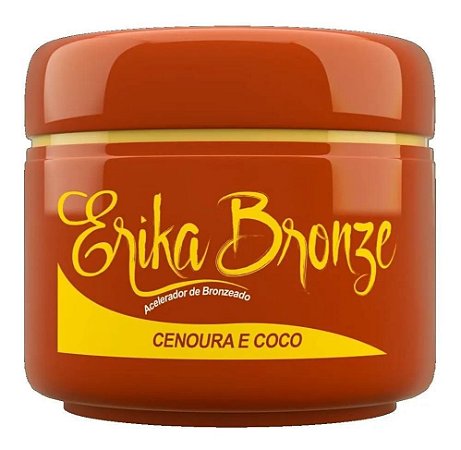 Erika Bronze Acelerador de Bronzeado Cenoura e Coco