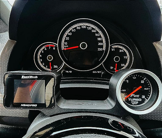 Suporte para Manômetro + Wideband Nano Pro Coluna de direção UP