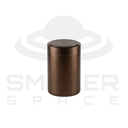 Pote Alumínio Armazenamento - 60ml - Marrom
