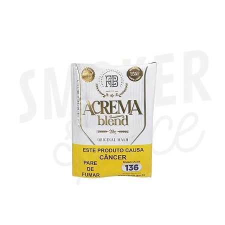 Tabaco Acrema Blend Original Hash - Virgínia - 20g