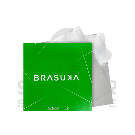 Papel Alumínio - Brasuka Verde - 50 Folhas