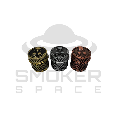 Dichavador de Metal - Caveira 4 Partes - Na Boa