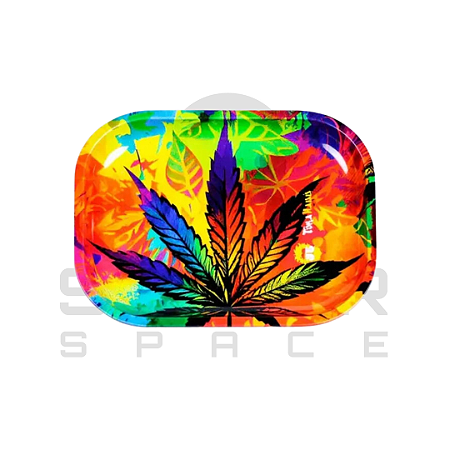 Bandeja De Metal - Tokahauú - Pequena- Tropical Flower