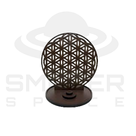 Incensário - Wood Burning - Flor da Vida