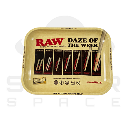 Bandeja De Metal - Raw Daze - Extra Grande