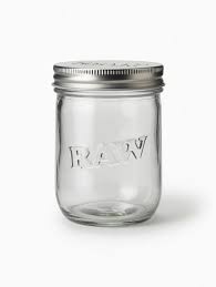 Pote de Vidro Hermético - RAW - Mason Jar 16 Oz - 473ml