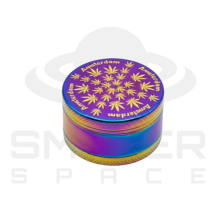 Dichavador de Metal - Print Rainbow Grande - 3 Partes - Folhas