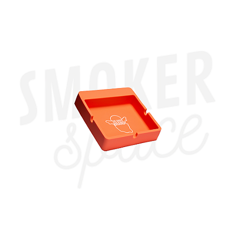 Cinzeiro de Silicone - Quadrado 3 apoios - Rose