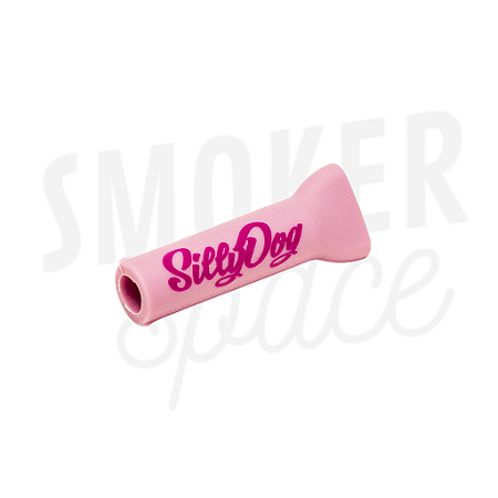 Piteira de Silicone - Silly Dog - 7mm - Rosa