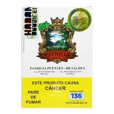 Charuto Diogenes Puente - Patricia Detalhes Habano - Petaca com 4