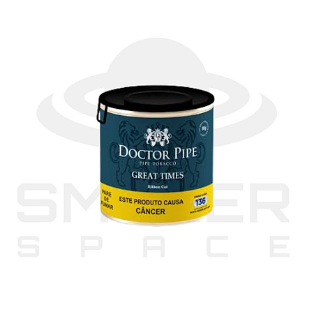 Tabaco Fumo para Cachimbo Doctor Pipe - Great Times- Lata (50g)