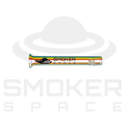 Piteira de Vidro - Smoker Space - Pequena - Tricolor