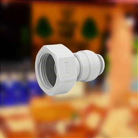 Engate Rapido Tipo DMFIT Rosca Femea 1/2 TUBO 3/8