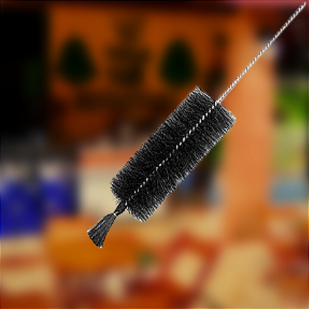 Escova de Crina GRANDE para Lavar Garrafas, Vidrarias em Geral 80mm