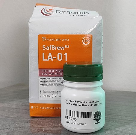 Levedura Fermentis LA-01 Low and No Alcohol Beers - Frasco 12g