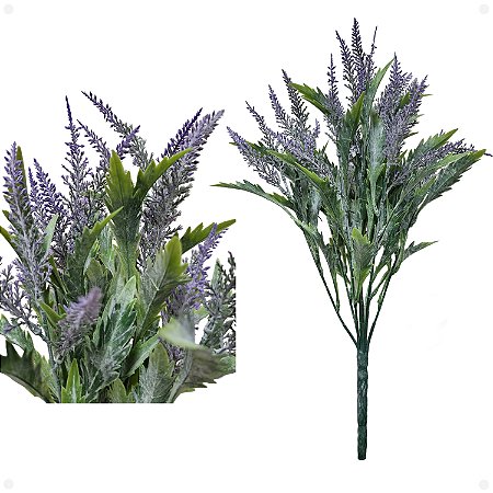 Buquê de Flores Silvestres Lilás Artificial (Tipo Lavanda)
