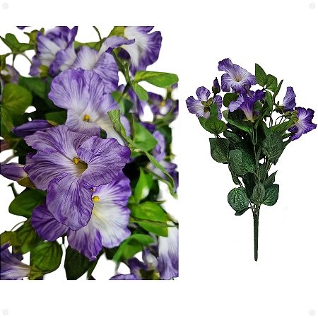 Buquê de Petúnia Artificial Com 8 Flores