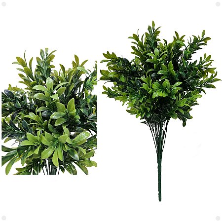 Buquê Verde Folhas Silvestres Artificial Planta Jardim 50CM