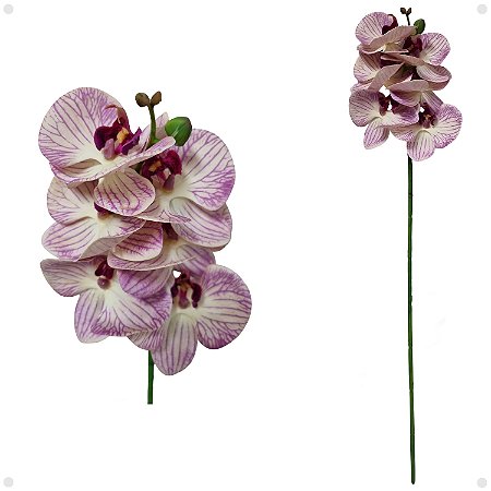 Orquídea Phalaenopsis Artificial Premium Luxo Silicone