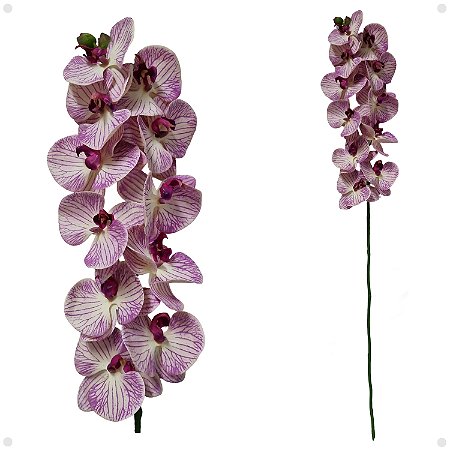 Orquídea Phalaenopsis Artificial Premium Luxo Silicone