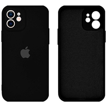 Case Capa Silicone IPhone 11 tela de 6,1, Aveludada, Logo Apple