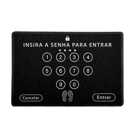 Capacho 60x40 cm -  Senha Numerica
