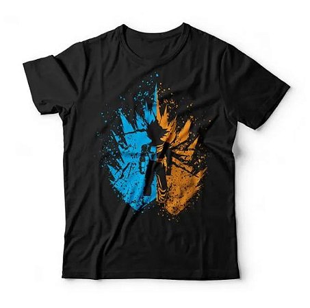 Camiseta Saiyajins - Preta