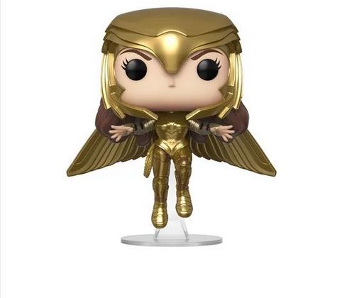 Funko Pop! Wonder Woman Golden Armor Flying #324 - Mulher Maravilha