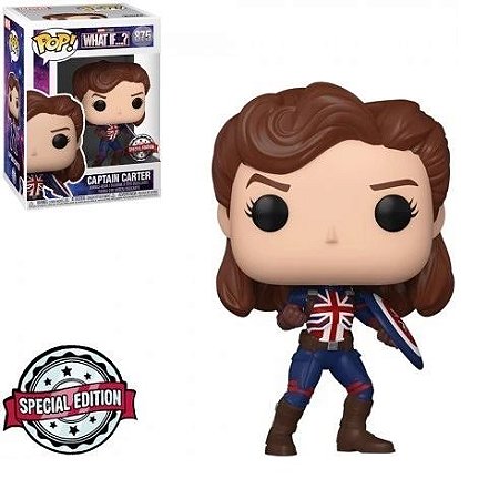 Funko Pop! - Captain Carter (Edição Especial) 875 - What if?