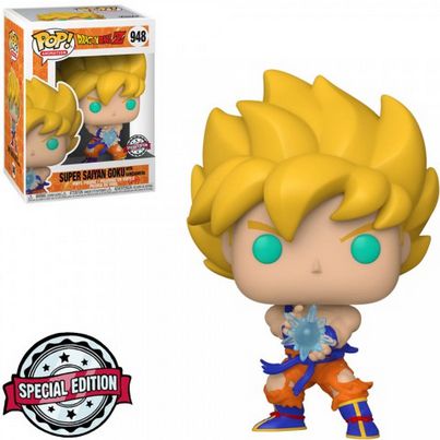 Funko Pop - DBZ Super Saiyan Goku with Kamehameha - 948 - Glow in the Dark - SE
