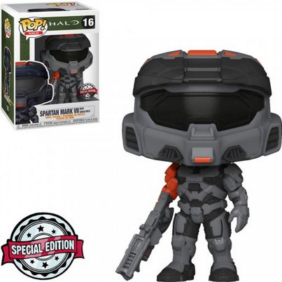 Funko Pop - Halo Spartan Mark VII with Shock Rifle 16- Exclusivo