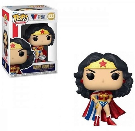 Funko Pop! DC Wonder Woman Classic with Cape 433 Exclusivo - Diamond