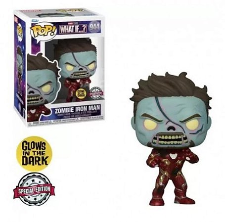 Funko Pop Marvel What if Zombie Iron Man 944 Exclusivo
