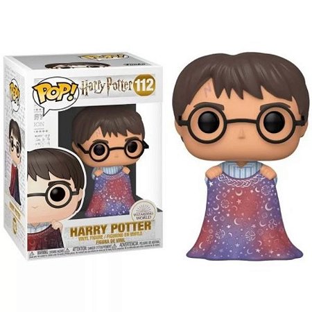Funko Pop Harry Potter com capa de invisibilidade - 112